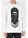 NUW21246 Mask Sweatshirt White 081 - IH NOM UH NIT - BALAAN 1