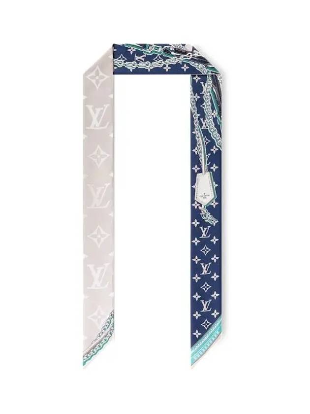 Ultimate Monogram Scarf Blue Marine - LOUIS VUITTON - BALAAN 3