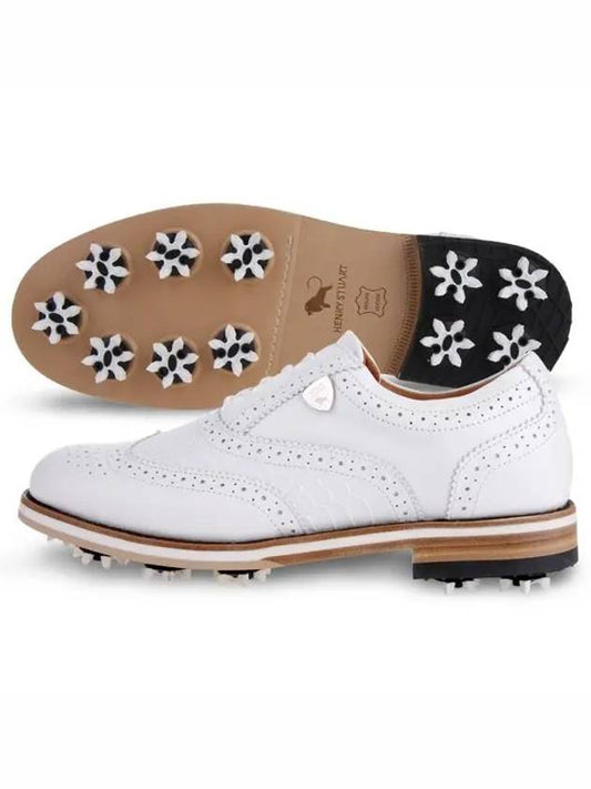 My Suit Spike Classic Golf Shoes White - HENRY STUART - BALAAN 1