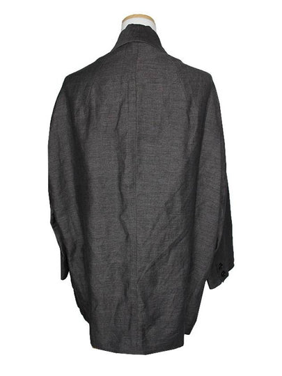 Isabel Marant Charcoal Gray Linen Cotton Jacket 66 77 - ISABEL MARANT ETOILE - BALAAN 2