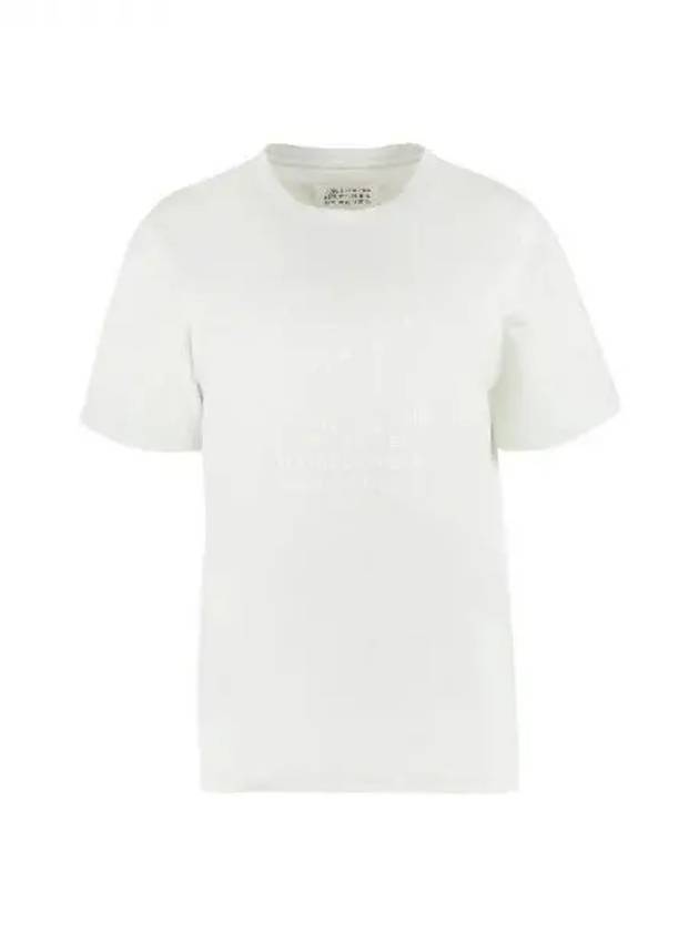 Maison Margiela Numbered Logo Backstitch T Shirt 271599 - MAISON MARGIELA - BALAAN 1