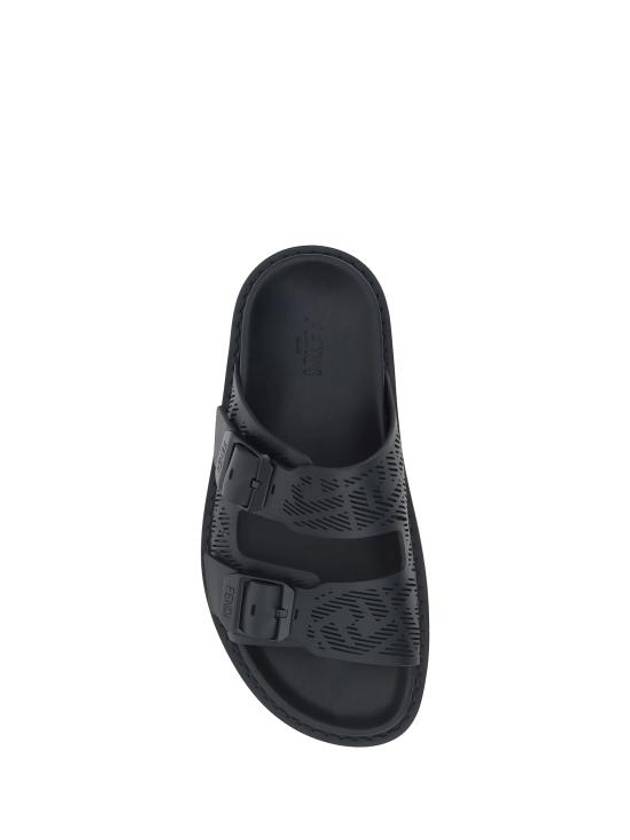 Feel Slippers Black - FENDI - BALAAN 5