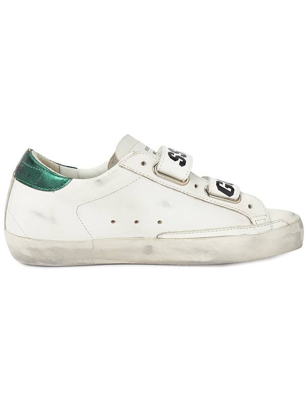 Old School Laminated Tab Low Top Sneakers White - GOLDEN GOOSE - BALAAN 5