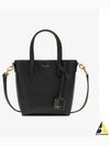 Toy Small Leather Shopping Box Tote Bag Black - SAINT LAURENT - BALAAN 2