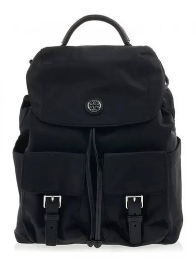 Virginia Flap Nylon Backpack Black - TORY BURCH - BALAAN 2