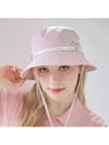 Golf Wear Pearl Bucket Hat Pink - J JANE - BALAAN 1