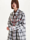 Western Ombre Check Shirt Off White - MSKN2ND - BALAAN 2