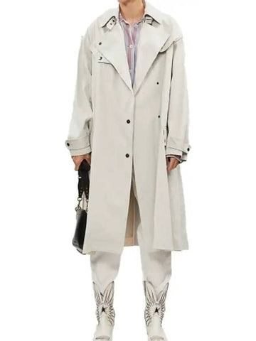 Women's 11th Anniversary Gabao Trench Coat Ivory - ISABEL MARANT - BALAAN 1