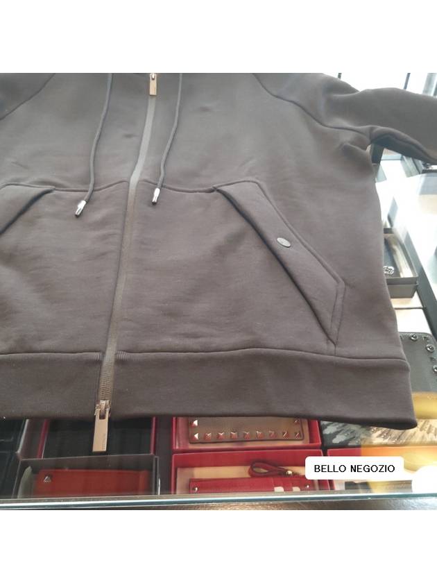 cotton hooded jacket black - MONCLER - BALAAN.