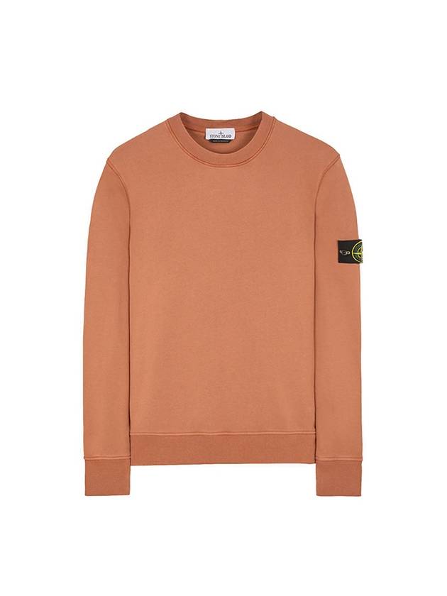 Wappen Patch Garment Dyed Sweatshirt Brown - STONE ISLAND - BALAAN 2