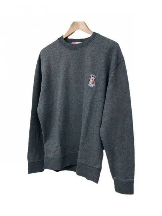 EU00350KM 0015 LGM Sweatshirt Gray - MAISON KITSUNE - BALAAN 2