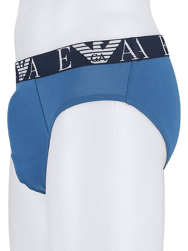 Logo 3-Pack Briefs - EMPORIO ARMANI - 4