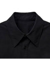 Classic Cotton Regular Long Sleeve Shirt Black - NOIRER - BALAAN 5