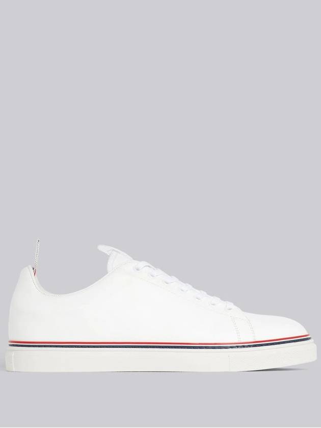 Women's Tennis Striped Low Top Sneakers White - THOM BROWNE - BALAAN 2