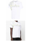 Motion Saturation One Garment Dyed Short Sleeve T-Shirt White - STONE ISLAND - BALAAN 5