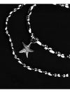 Marine Star Stainless Steel Necklace Black - RUBATI - BALAAN 7