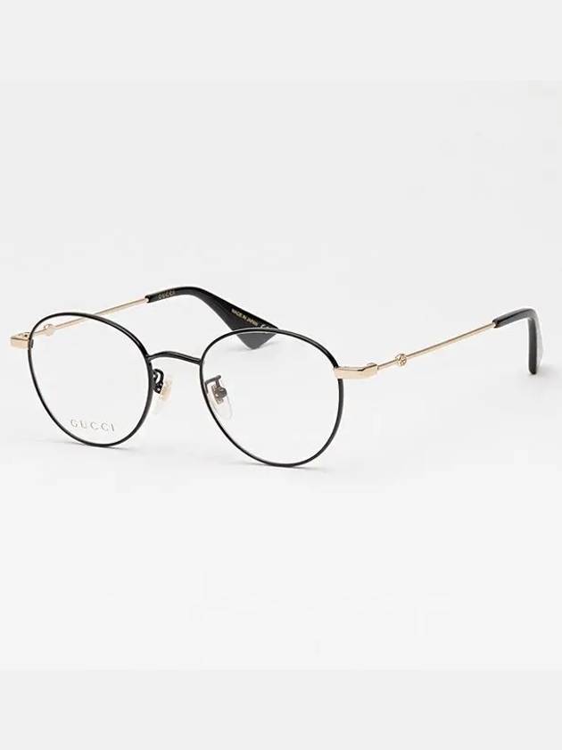 Eyewear Metal Round Glasses Black - GUCCI - BALAAN 9