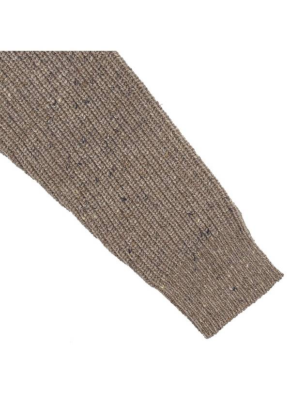 Donegal Classic Cashmere Wool Knit Top Walnut - MAISON MARGIELA - BALAAN 6