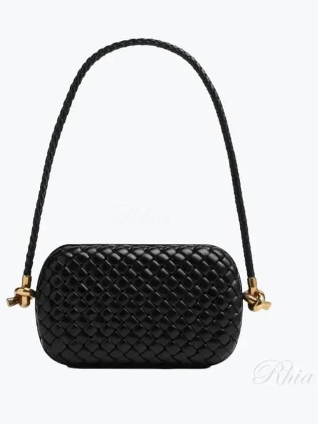 Knot Minadiair On Strap Tote Bag Black - BOTTEGA VENETA - BALAAN 2