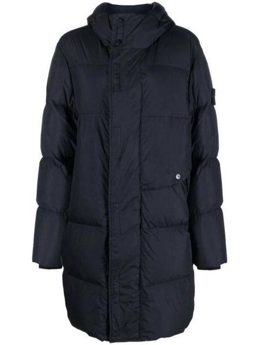 Wappen Patch Crinkle Labs Padding Navy - STONE ISLAND - BALAAN 1