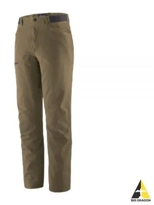 Men's Venga Rock Regular Straight Pants Khaki - PATAGONIA - BALAAN 2