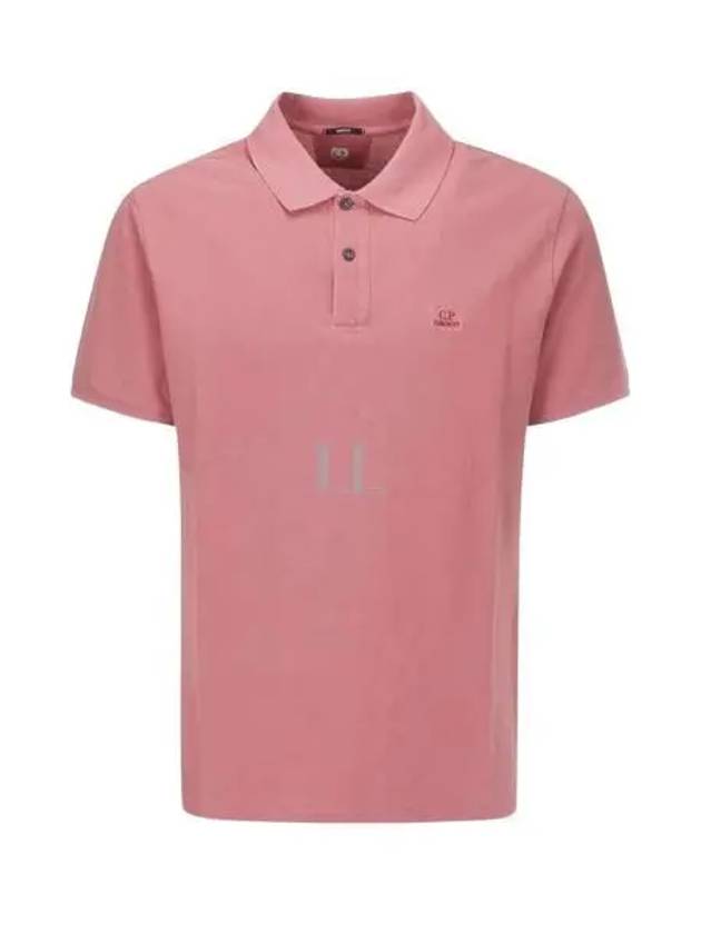 24/1 Piquet Resist Dyed Polo Shirt Pink - CP COMPANY - BALAAN 2