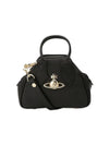 Sphere Leather Mini Shoulder Bag Black - VIVIENNE WESTWOOD - BALAAN.