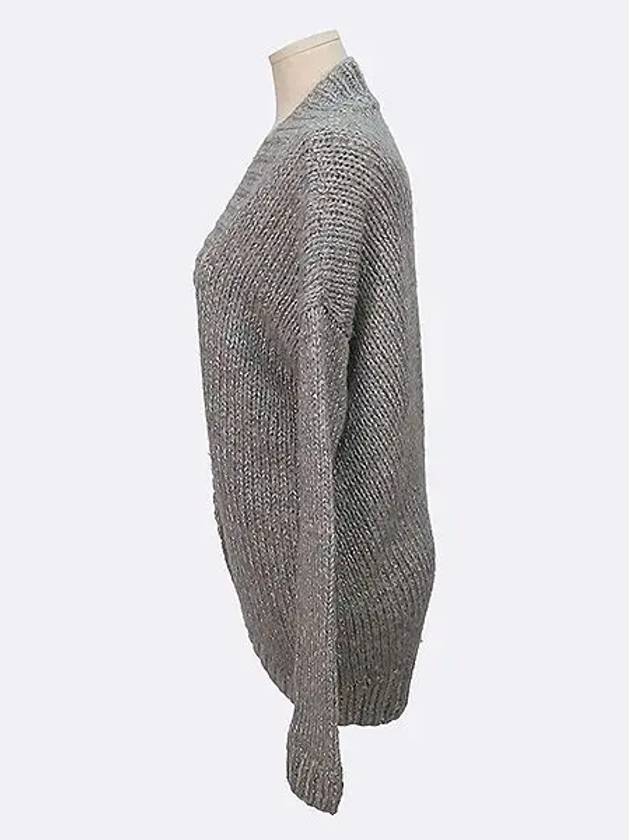 Gray color loose fit open cardigan size S - THEORY - BALAAN 2