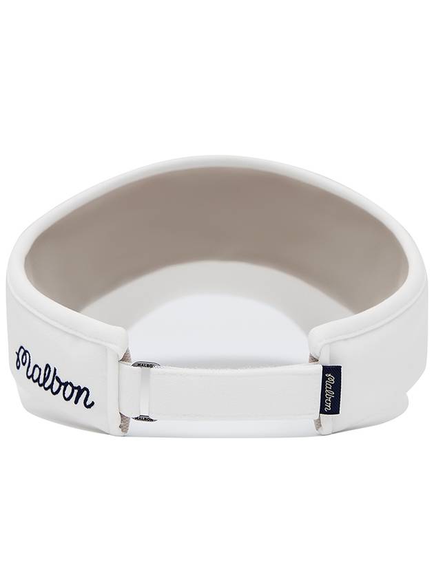 Women s Wide Visor WHITE WOMAN - MALBON GOLF - BALAAN 4