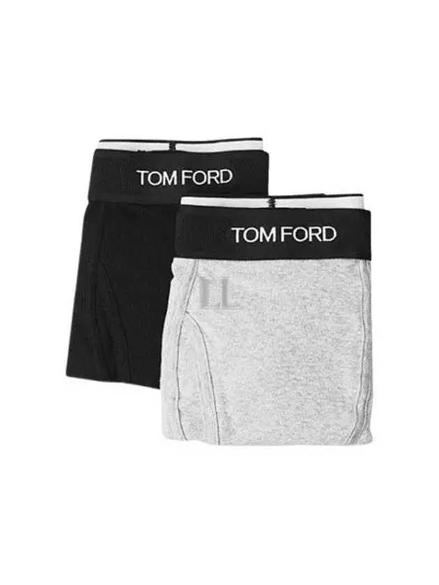 Men's Cotton Boxer Briefs 2 Pack - TOM FORD - BALAAN 2