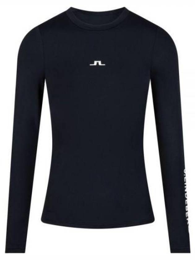 Women's Tekla Crew Neck Long Sleeve T-Shirt Black - J.LINDEBERG - BALAAN 2