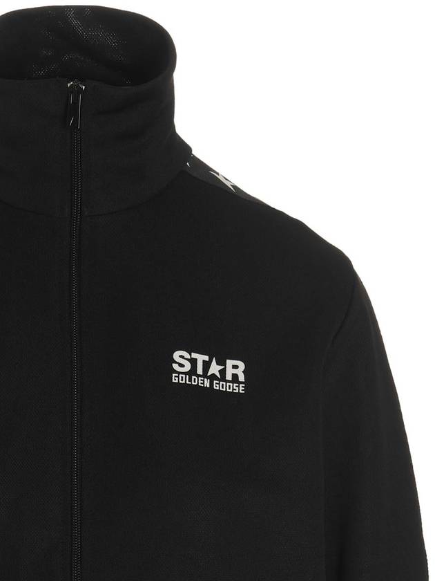 Star Logo Track Jacket Black - GOLDEN GOOSE - BALAAN 5