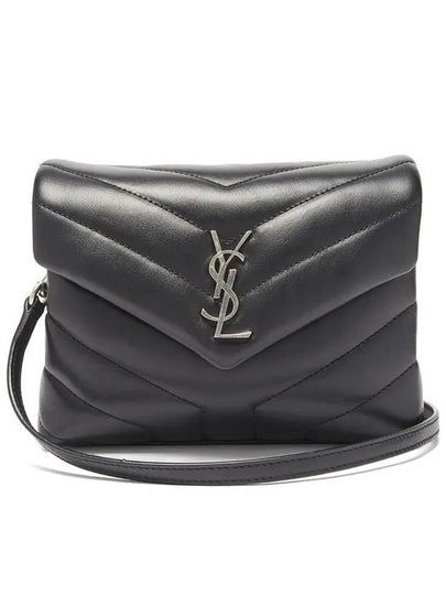 Loulou Toy Leather Small Shoulder Bag Black - SAINT LAURENT - BALAAN 2