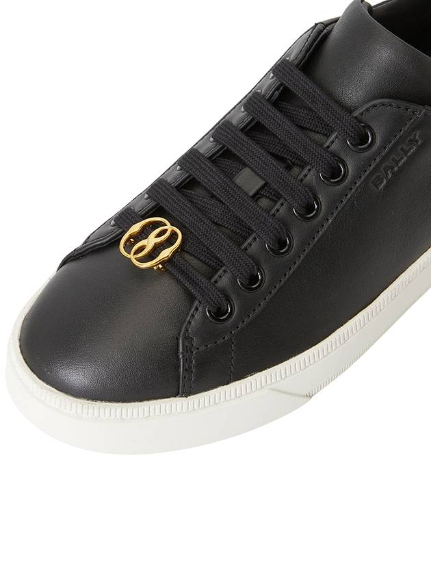 Ryver Leather Low-Top Sneakers Black - BALLY - BALAAN 8