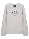 Women's Tina Logo Sweat Sweatshirt Heather Ecru - A.P.C. - BALAAN 2