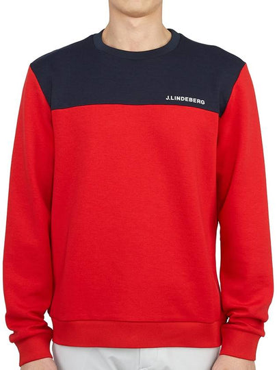 Men's Jeff JEFF Long Sleeve T-Shirt Red - J.LINDEBERG - BALAAN 2