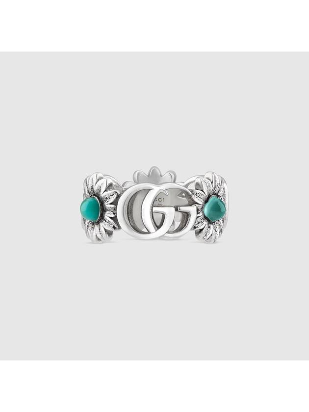 Double G Mother Of Pearl Ring Silver - GUCCI - BALAAN 2