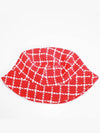 23C Check Tweed Bucket Hat Red AA8841 - CHANEL - BALAAN 3