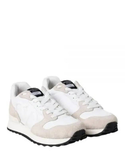 V Logo Low Top Sneakers White - VALENTINO - BALAAN 2