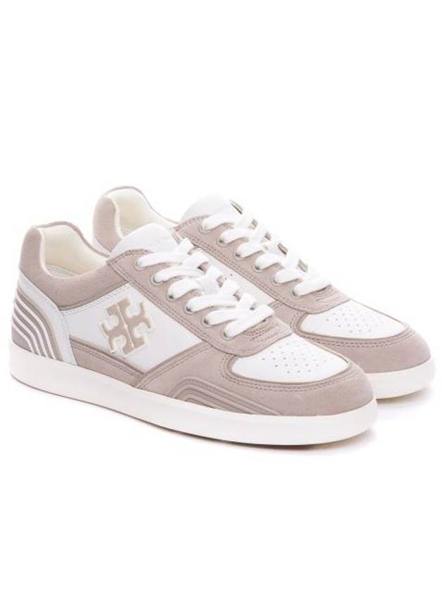 Women's Clover Court Low Top Sneakers Beige - TORY BURCH - BALAAN 5