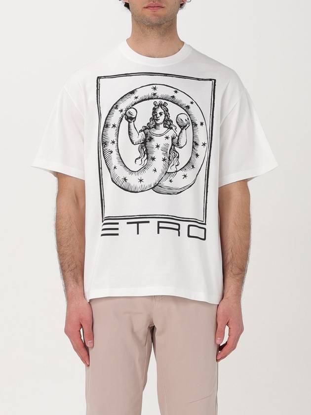 T-shirt Etro in cotone con stampa - ETRO - BALAAN 1