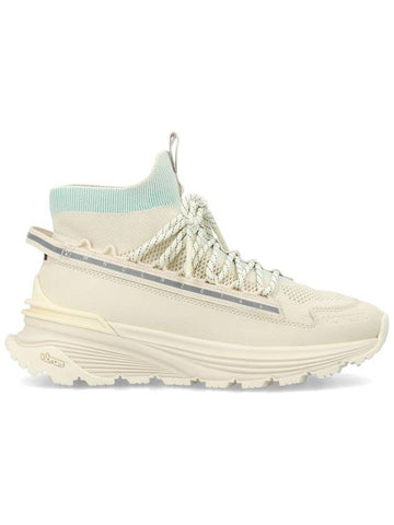 Monte Runner High Top Sneakers Soft White - MONCLER - BALAAN 1