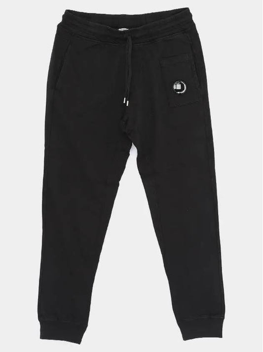 Light Fleece Utility Track Pants Black - CP COMPANY - BALAAN 2