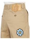 JW Anderson Floral Bermuda Shorts Beige - MONCLER - BALAAN 11