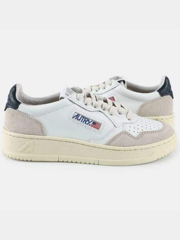 Medalist Navy Tab Low Top Sneakers White Blue - AUTRY - BALAAN 2