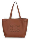 Cabas Anais Cuir Grain Calfskin Shoulder Bag Brown - CELINE - BALAAN 2