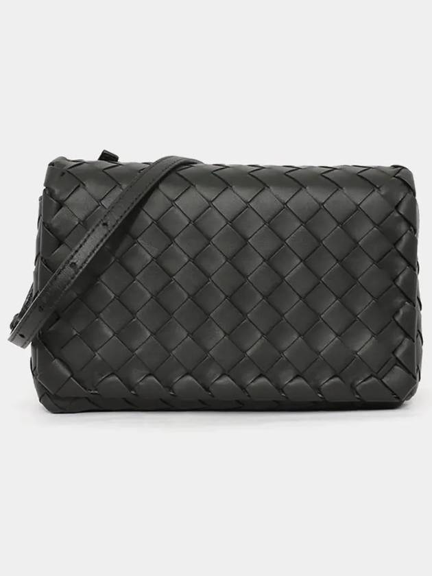 Intrecciato Cross Bag Black - BOTTEGA VENETA - BALAAN 4