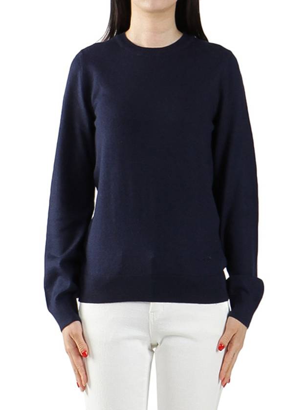 Pullover Knit Top Navy - TORY BURCH - BALAAN.