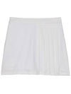 Women's Side Pleat Luxe 4-Way Stretch Twill Skirt White - G/FORE - BALAAN 2