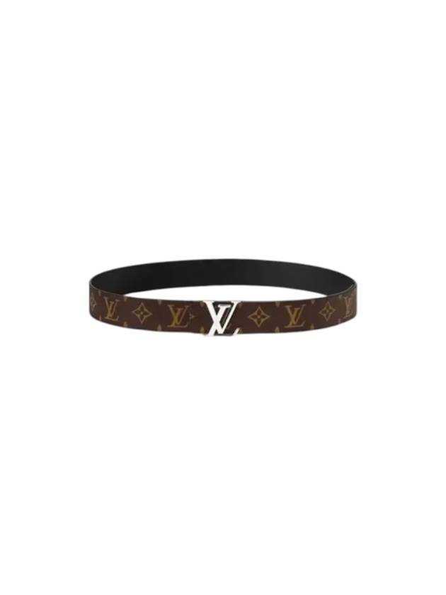 LV Initiales Reversible 35mm Belt Black Brown - LOUIS VUITTON - BALAAN 1